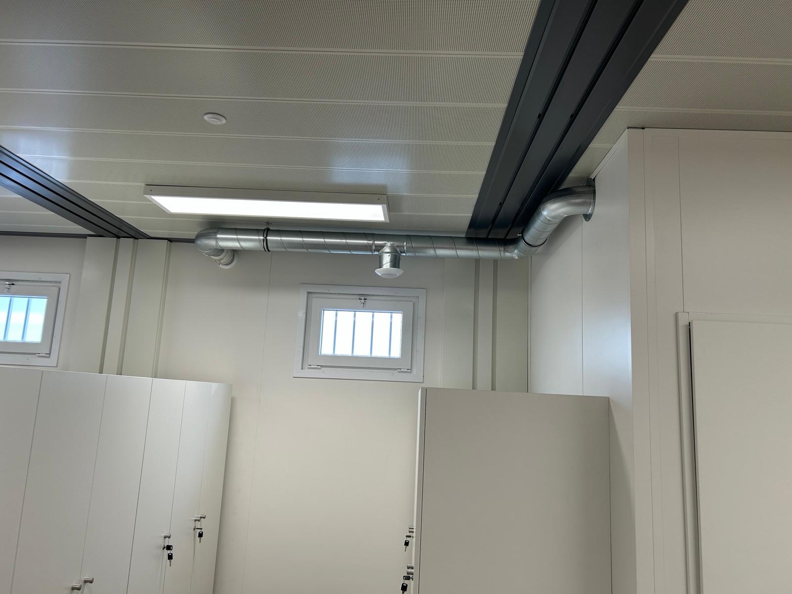Chantier climatisation au Havre par VOLK BÂTIMENT